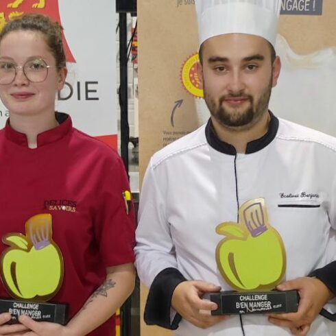 2 apprentis participent au concours « Bien manger en Normandie » FIM CCI
