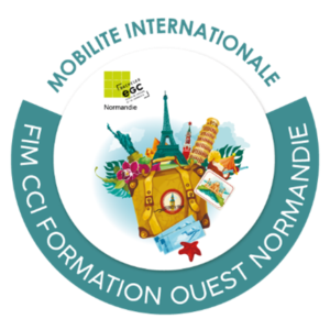 Badge mobilite internationale FIM CCI Formation